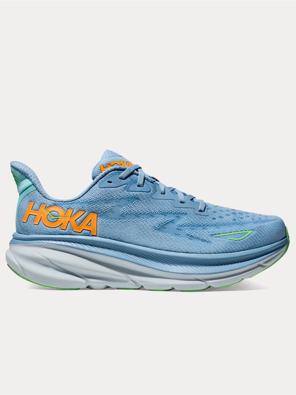 Hoka Clifton 9 Dusk Blue Men’s Athletic Shoes Size 11 - Picture 2 of 9